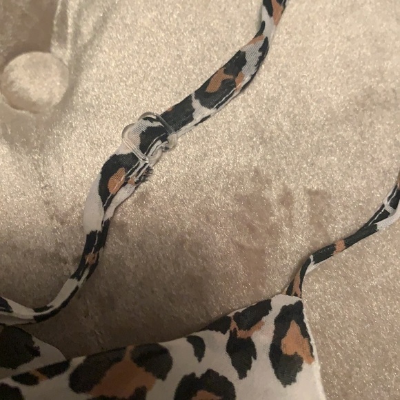 Myra leopard ruffle dress, adjustable straps - Picture 9 of 9